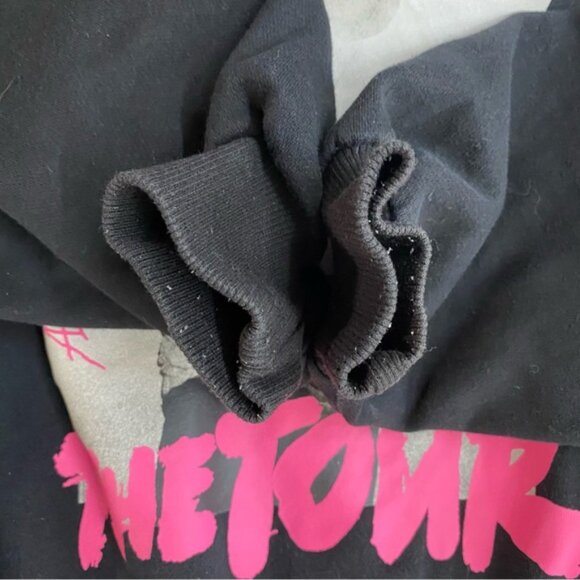 H&M Divided Black Pink Shawn Mendez Graphic Tour Sweatshirt Hoodie L - Picture 8 of 15